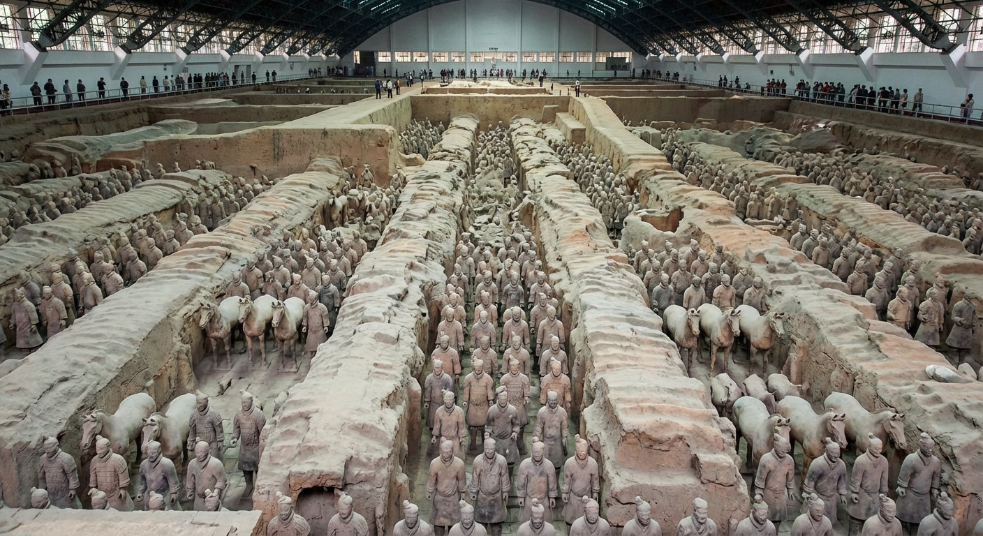 Terracotta Warriors archaeological site Xi'an